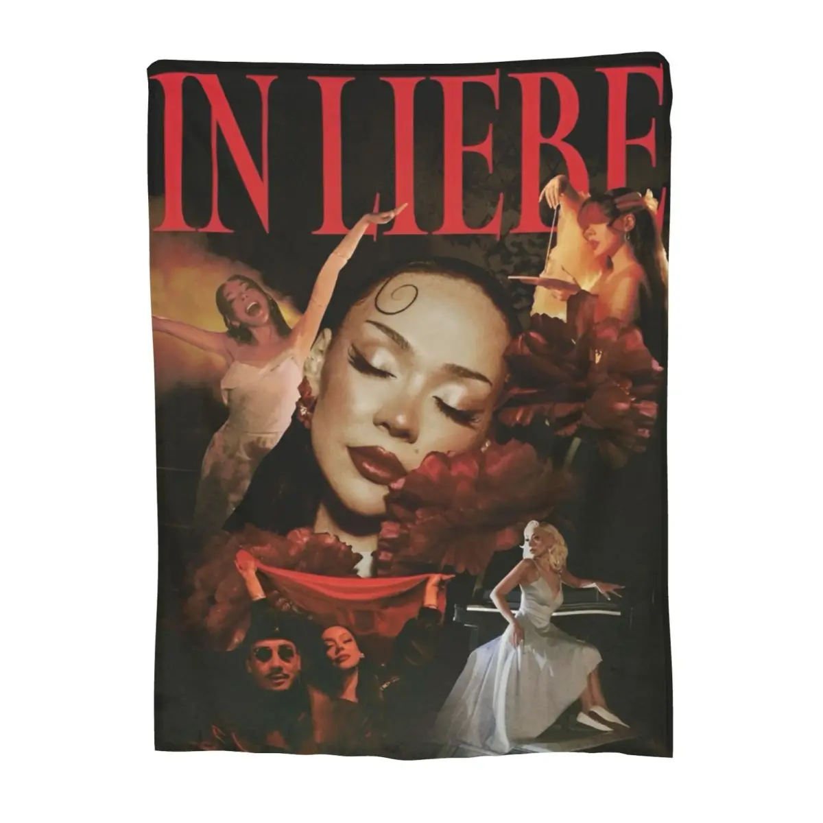 Одеяло Ayliva из флиса IN LIEBE Теплое одеяло для путешествий в самолете Покрывало