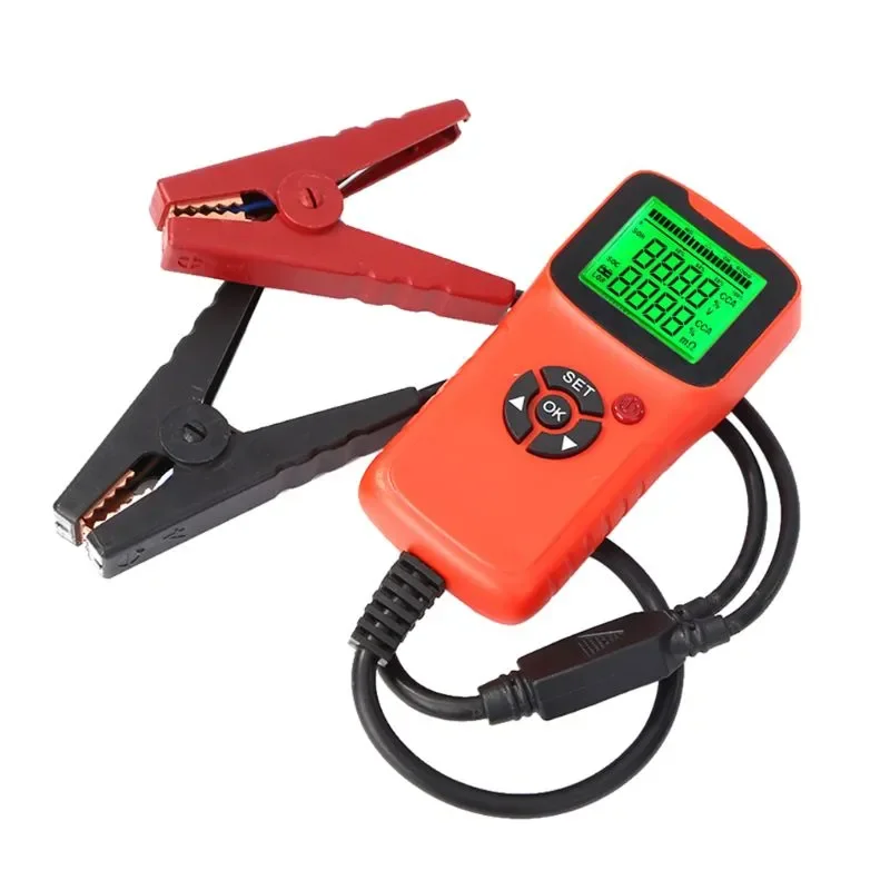

12V Car Battery Tester Vehicle Car LCD Battery Test Analyzer Auto System Voltage ohm CCA Test Diagnostic Tools