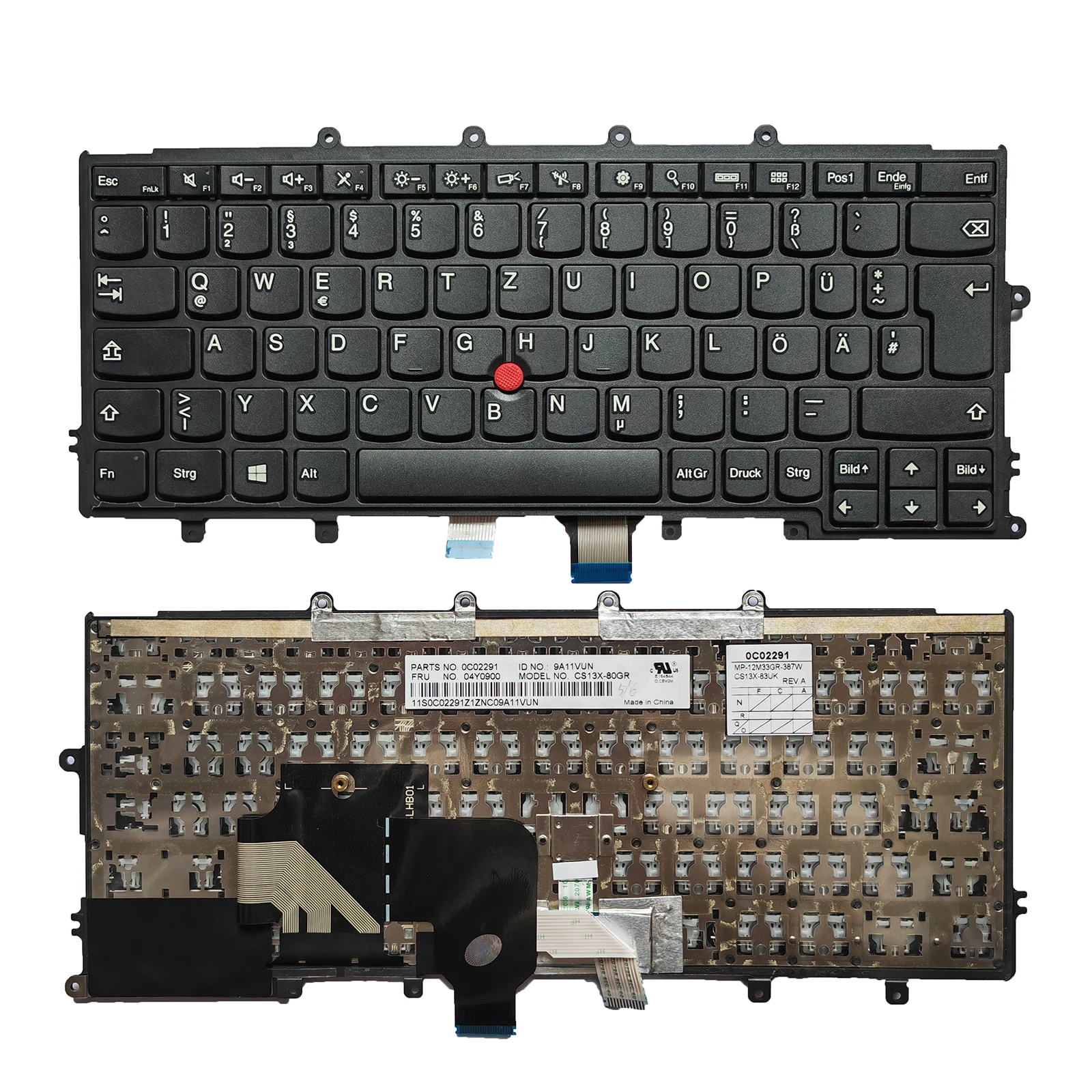 

New For Lenovo ThinkPad X230S X240 X240S X250 X260 X270 GR Keyboard Pointer 04Y0900