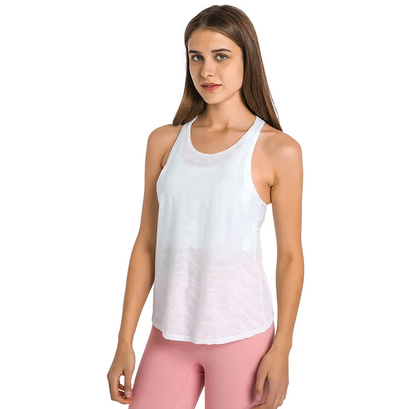 Lulu Women's T-shirt for Fitness Crop Top Breathable Sportswear Yoga Top for Women Gym Trainning Jogging Top Quick Dry Tracksuit