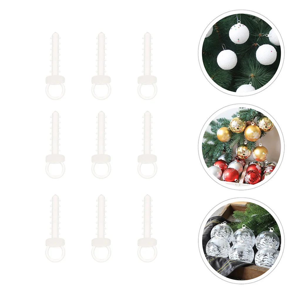 

100Pcs Christmas Ball Caps Decorative Ball Holder Ball Caps Making Tools