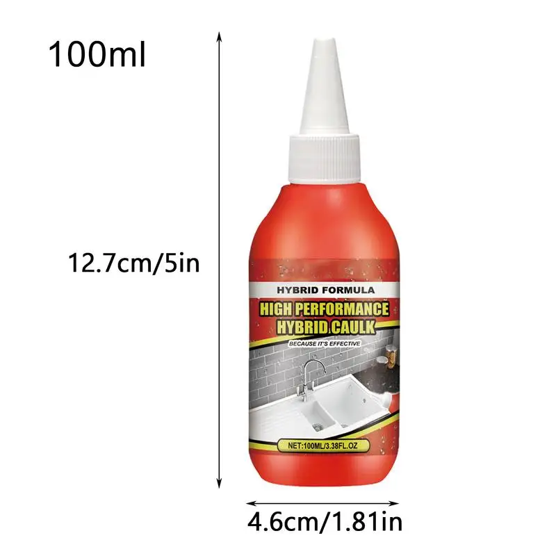Прозрачный водонепроницаемый клей белый герметик для затирки герметики 100 мл