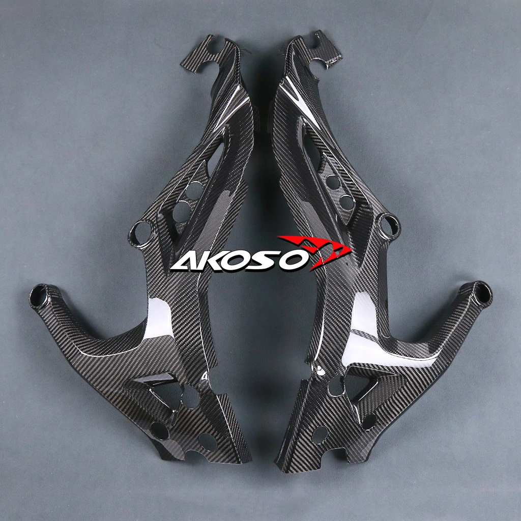 3K полностью сухие чехлы из углеродного волокна для рамы мотоцикла Обтекатели Yamaha