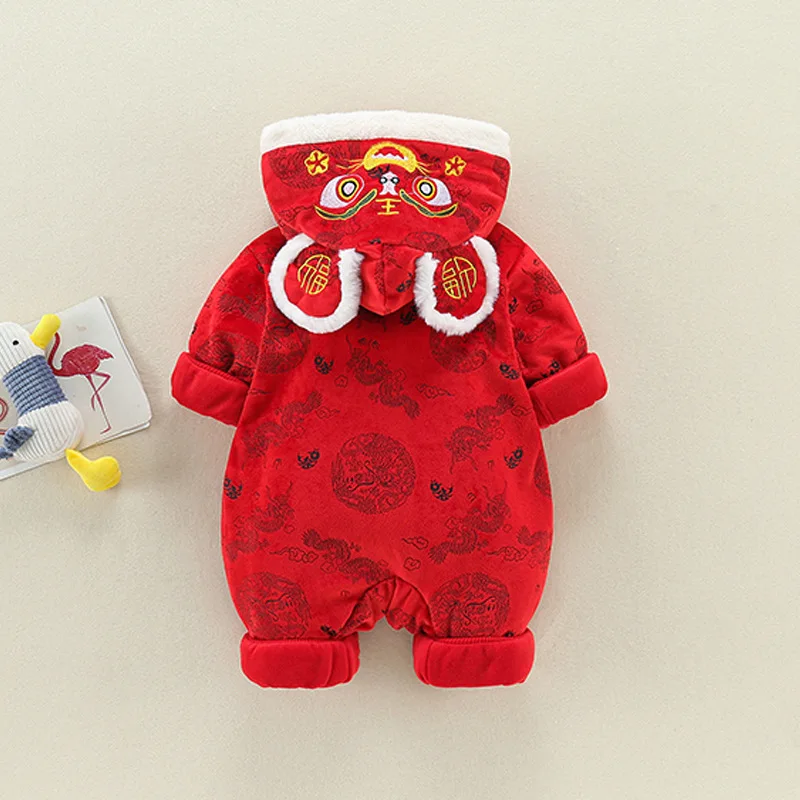 Комбинезон для новорожденных зимняя одежда маленьких мальчиков Яркий