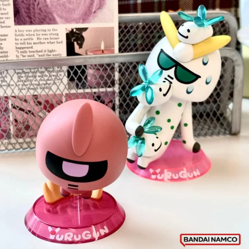 Фото В наличии YuRuGun Официальная оригинальная слепая коробка Bandai QMSV Вторая круглая милая абстрактная кукла GUN DA Модель Орнамент Коллекционная игрушка №3
