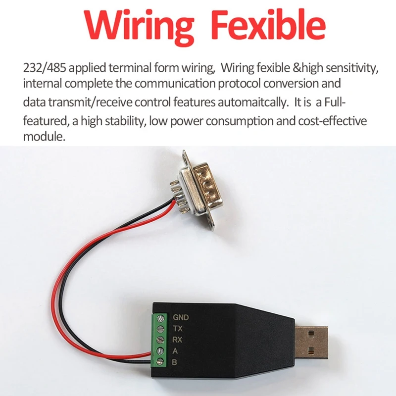 USB в RS232 RS485 модуль последовательной связи промышленный преобразователь сигнала