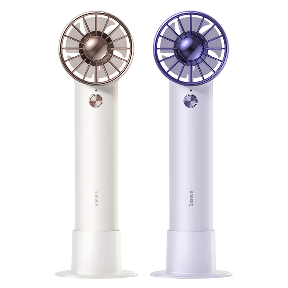 

Mini Handheld Turbo Fan 2000MAh Adjustable Portable Summer Personal Travel Low Noise Camping Powerful Flyer Turbo Desk Fans