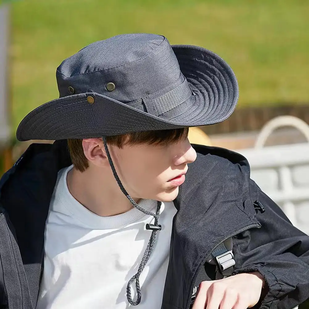 Панама с широкими полями для мужчин и женщин шляпа от солнца защитой