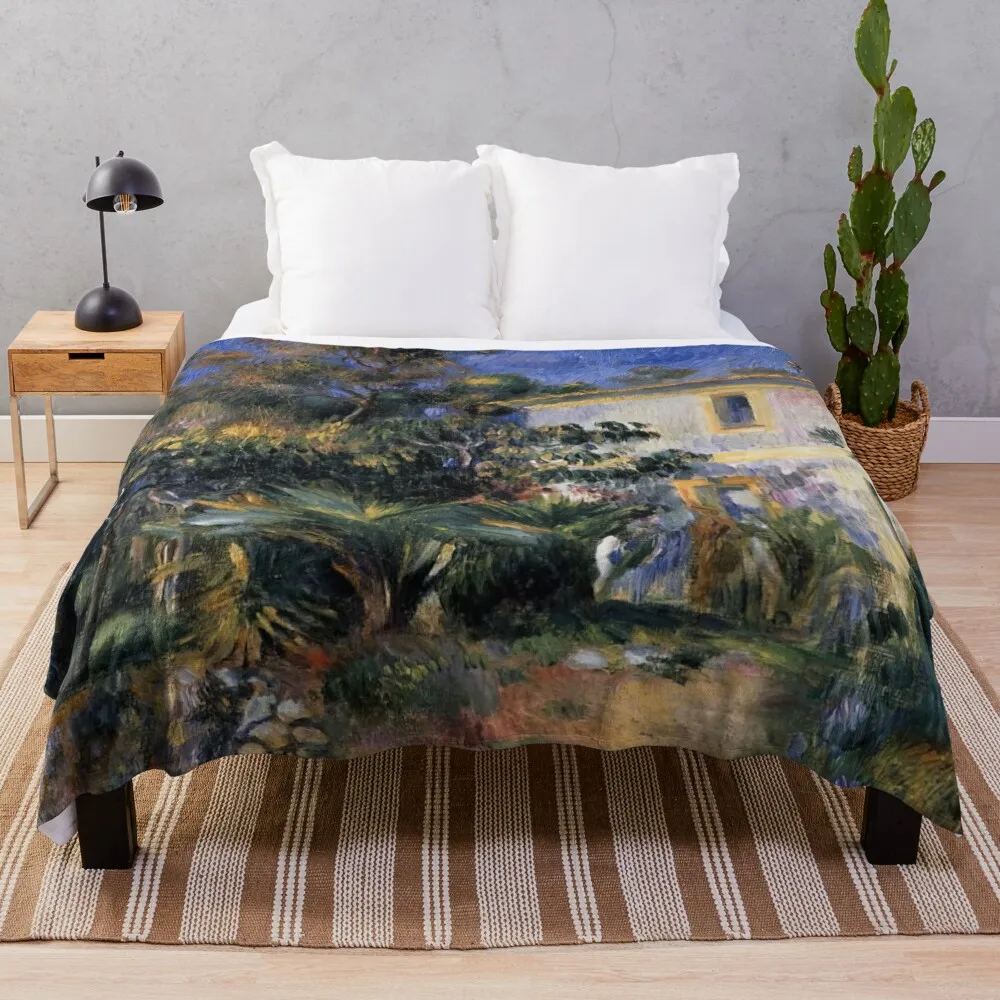 PIERRE-AUGUSTE RENOIR - Альгиры Пейзажное одеяло Фланелевая ткань Одеяла люксового бренда