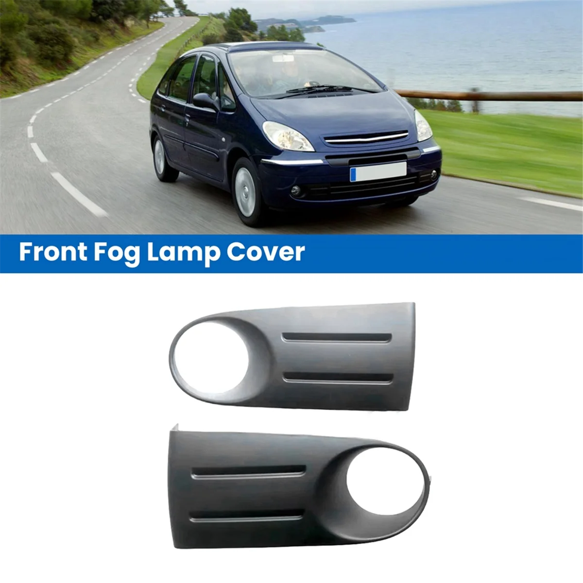 9650212377 9650212477 для Citroen Picasso левая фара передняя противотуманная бампер рамка Черный