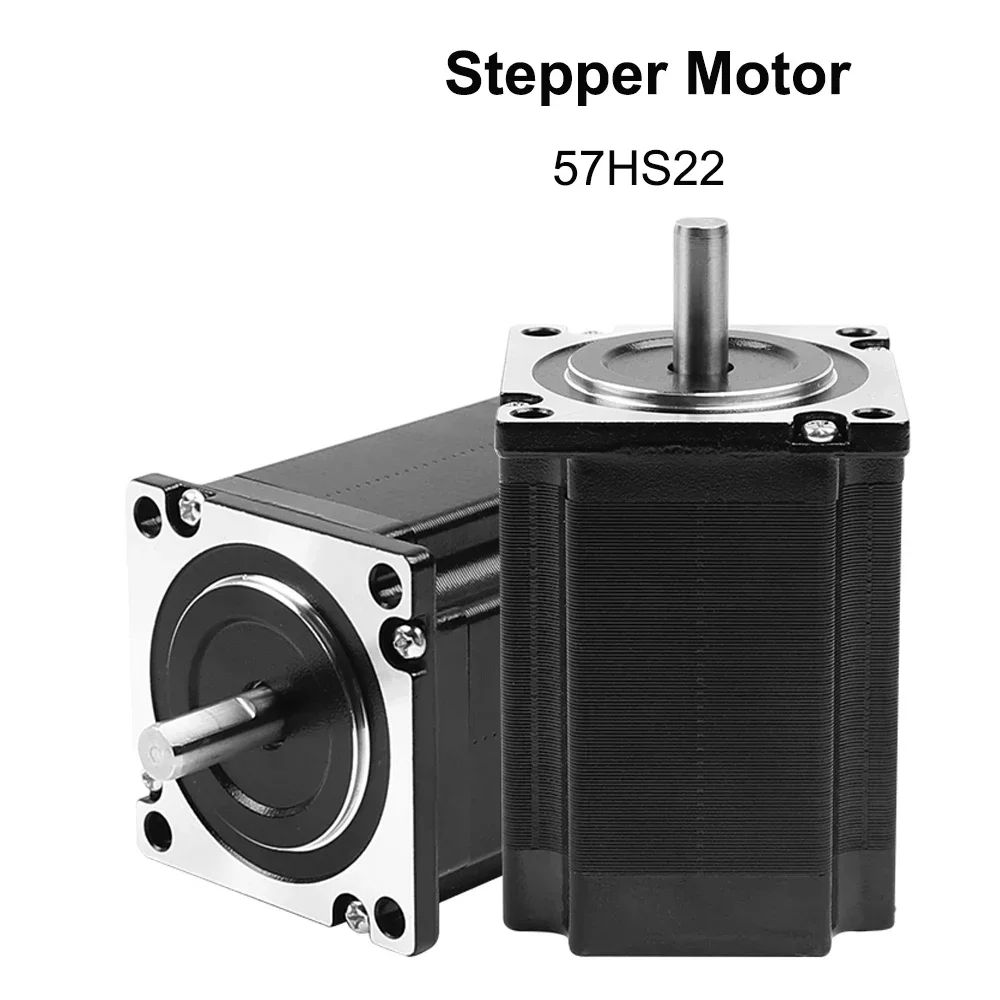 Двухфазный шаговый двигатель Leadshine 57HS22 NEMA23 5 A Длина 81 мм вал 8