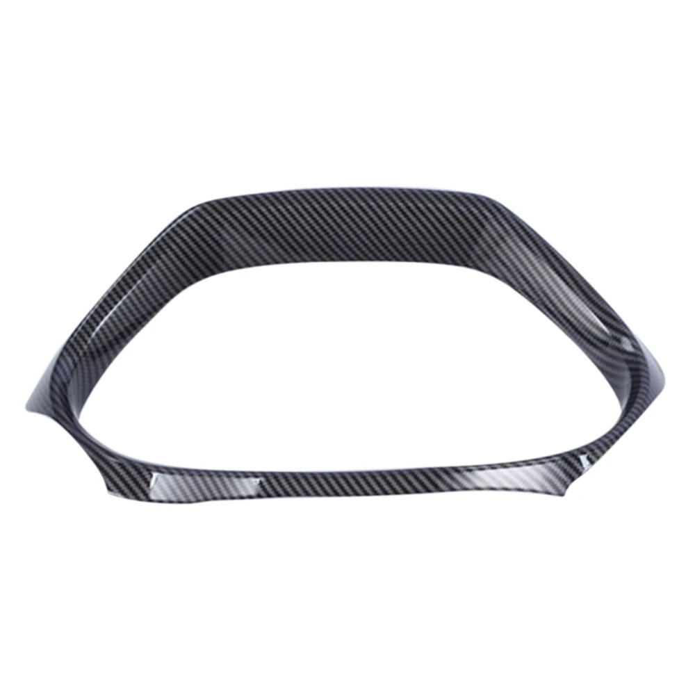 

Для Toyota Harrier/Venza RHD 2021 2022 углеродное волокно интерьер приборной панели измеритель дисплей рамка отделка крышка