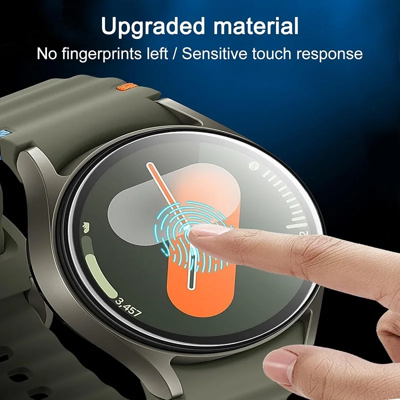 Фото Закаленное стекло для Samsung Galaxy Watch 7/6/5/4 44 мм/40 мм Classic 43 мм/47 мм Защитная пленка для экрана Аксессуары №2