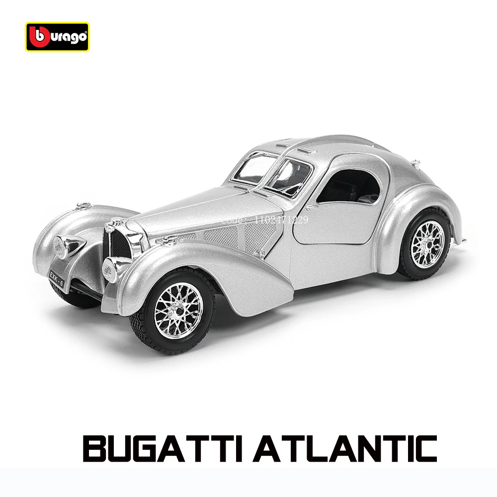 Bburago масштаб 1:24 винтажная модель гоночного автомобиля Bugatti Atlantic