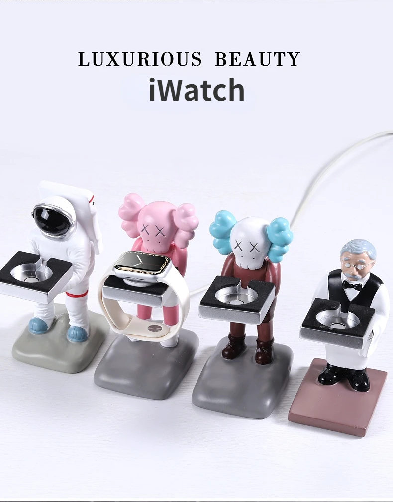 Watch Charger Stand For Apple Watch 8 7 6 5 4 SE Creative Watch Storage Bracket For iWatch 45mm 41mm 44mm 42mm 40mm Charger Base