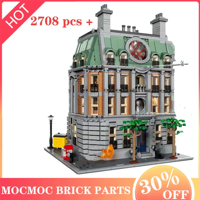 

New 76218 Doctor Strange Sanctum Sanctorum Showdown Movie StreetView Building Block Bricks Kit MOC Toys Kids 2022 Christmas Gift