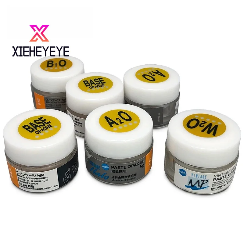Фото Винтажная паста Halo MP Shofu, непрозрачная, 5 г, для фарфора PFM Dental Metalbond №3