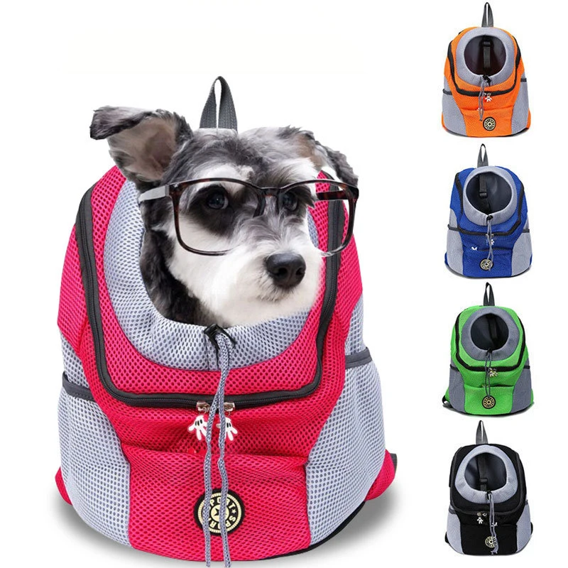 

Pet Dog Portable Backpack Supplies Chest Breathable Dog Bag Universal Carrier Pet Traveling Bag Travel Shoulder Bag Out Backpack