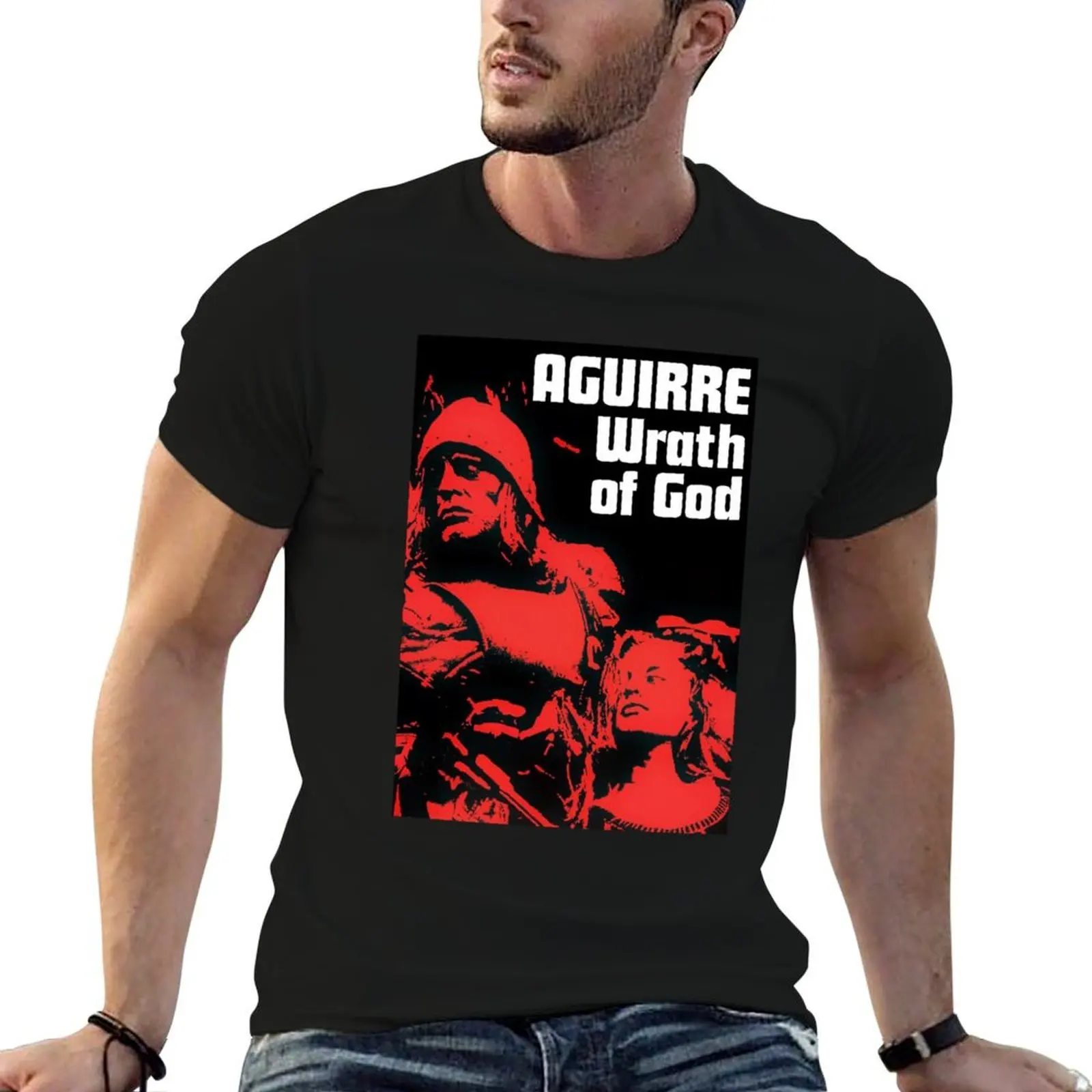 Фото Футболка Aguirre the Wrath of God Werner Herzog, модная повседневная футболка с короткими рукавами №1