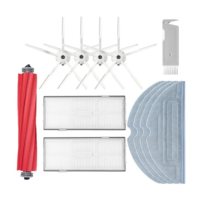 

EAS-Main Brush Mop Rag Hepa Filter Side Brush For Xiaomi Roborock S7 T7S Plus Vacuum Cleaner Spare Parts Accessories