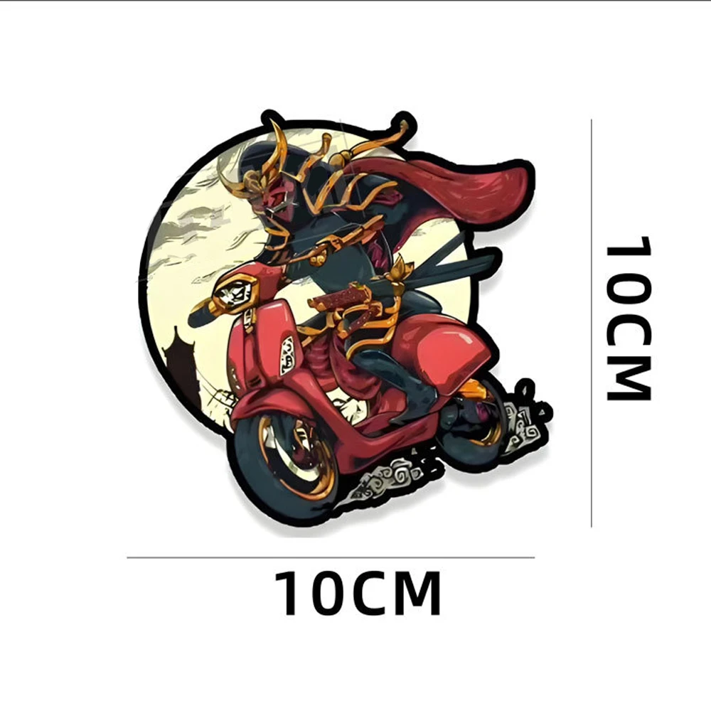 Светоотражающие Наклейки Для Маски Самурая JDM С Черепом Модификация сделай Сам