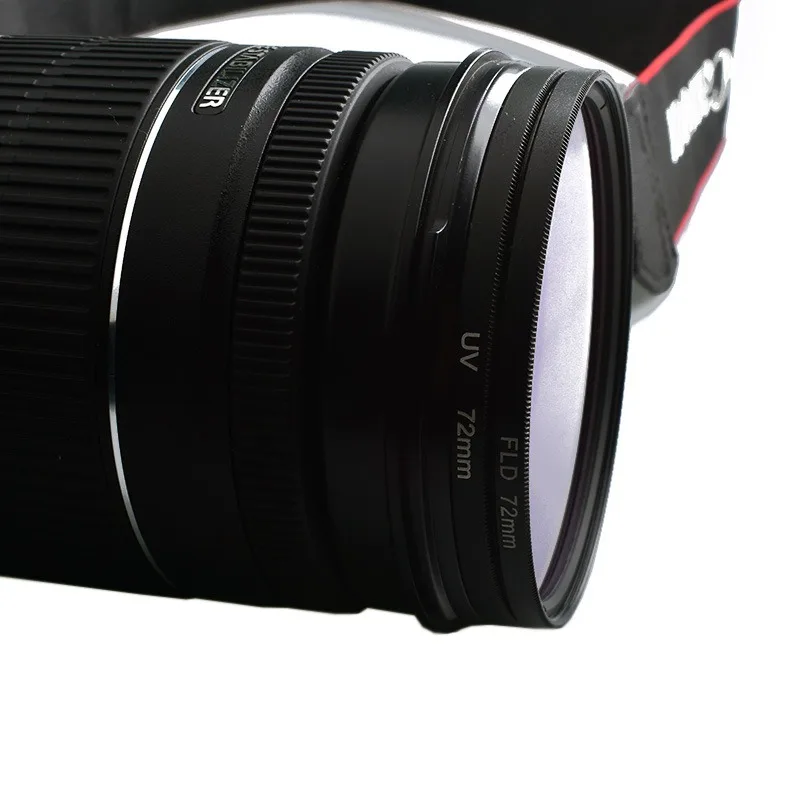 49 мм 52 55 58 62 67 72 77 UV + CPL FLD 3 в 1 Набор фильтров для объектива с сумкой камеры Cannon Nikon Sony