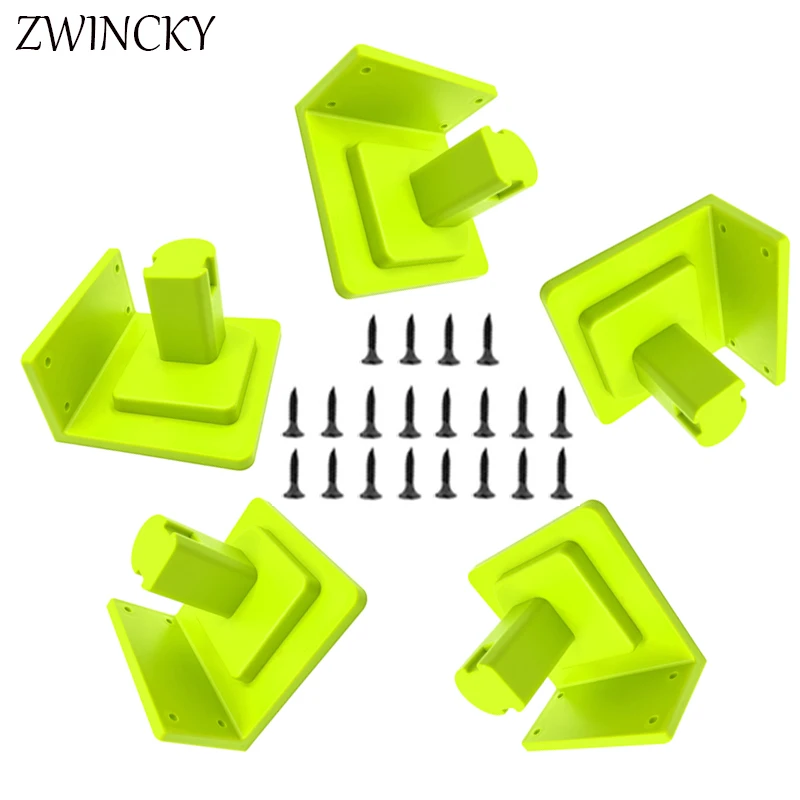 

ZWINCKY 5Packs FOR Ryobi Holder 18V Battery Adapter Drill Mount Dock Case Suitcase For The Power Tools Storage Accessories
