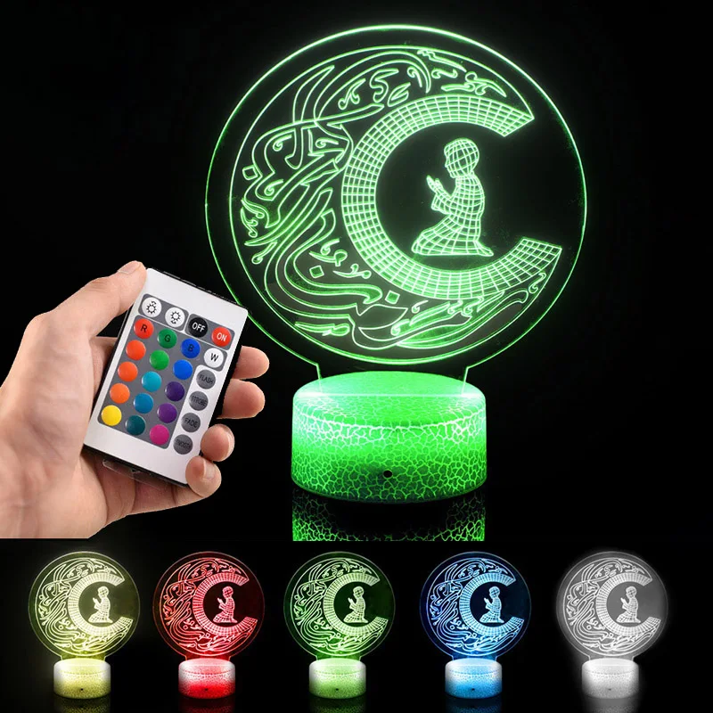 

Eid Mubarak Moon Night light Islam Ramadan Decoration Islamic Muslim Party Favors For Home Ramadan Eid Adha Decor Eid Gifts