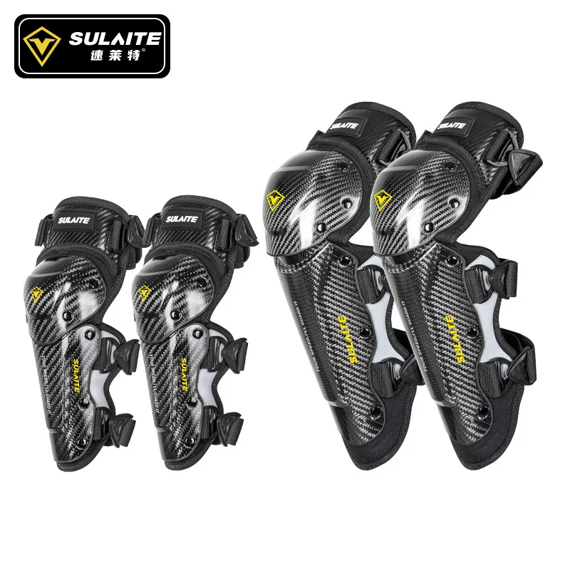 

Motorcycle Knee Pads Motorbike 3K Carbon Fiber Elbow Knee Pads Set Motorbike Kneepad Riding Motocross Knee Sliders Protector