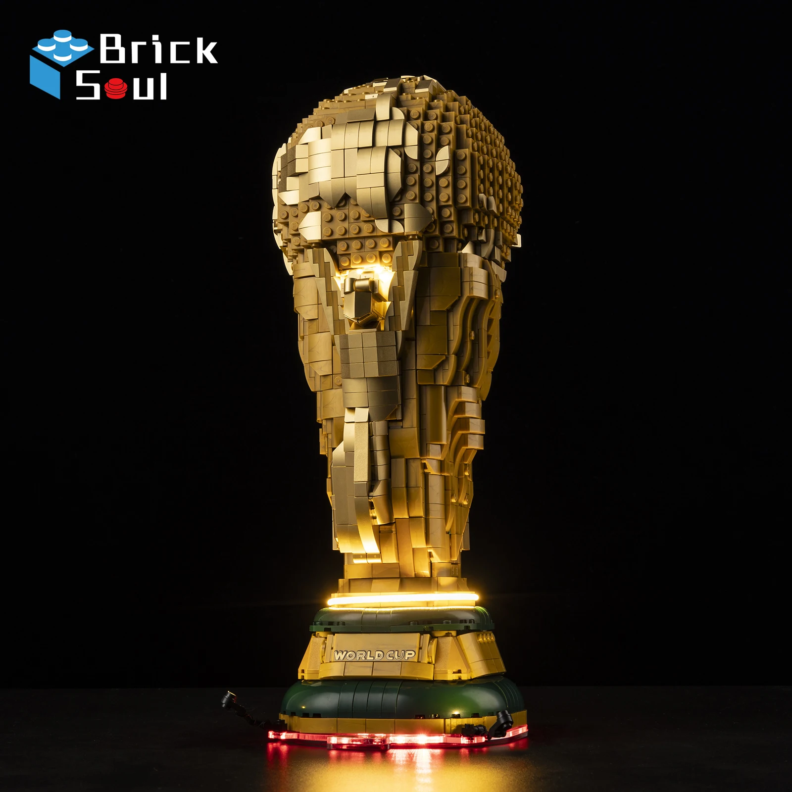 Фото Комплект светодиодных фонарей BrickSoul, подходящий для LEGO 43020 Editions FIFA World Cup Official Trophy, простая установка, скрытая проводка №3