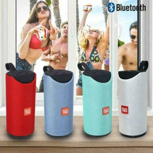 

Bluetooth Speaker TG113 Portable Fabric Wireless Waterproof Outdoor Ultra Bass