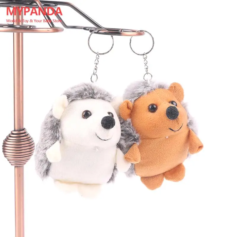 

1pc Cute Hedgehog Plush Toy Cartoon Animal Pendant Soft Stuffed Doll Keychain Backpack Car Bag Key Ring Decor Kid Gift 9cm