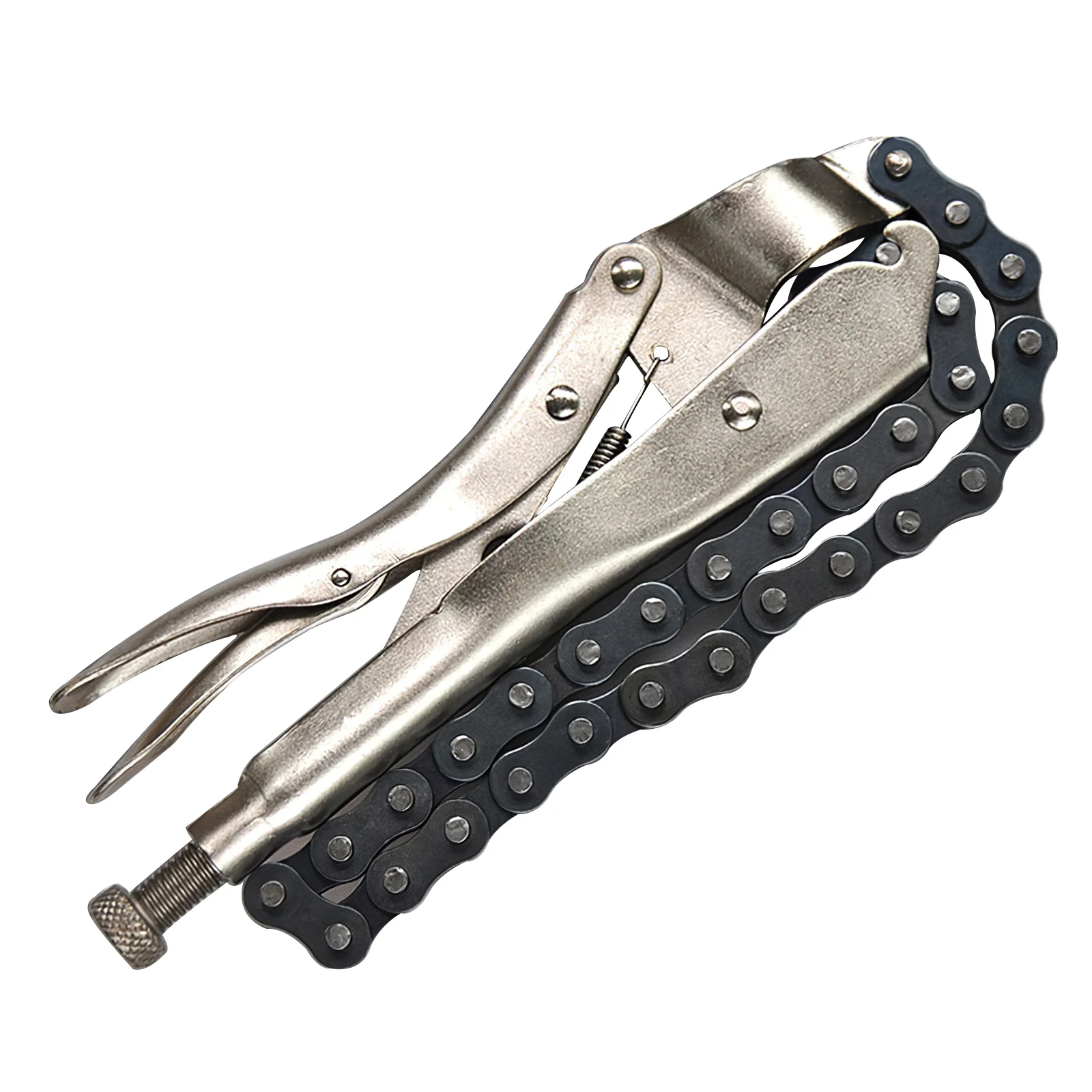 

Efficient Chain Wrench Steel Locking Chain Clamp Firm Exquisite Chain Vise Wrench Light Chain Pliers For Indoor Home Repair