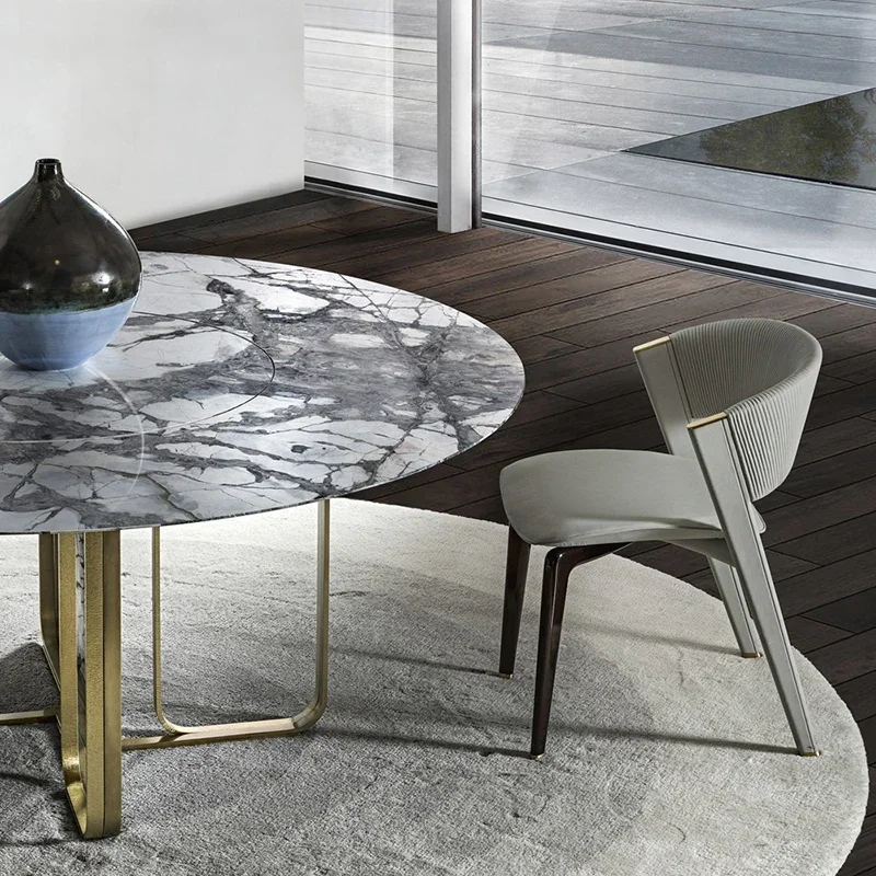 Итальянский легкий роскошный обеденный стул современная гостиная простой для