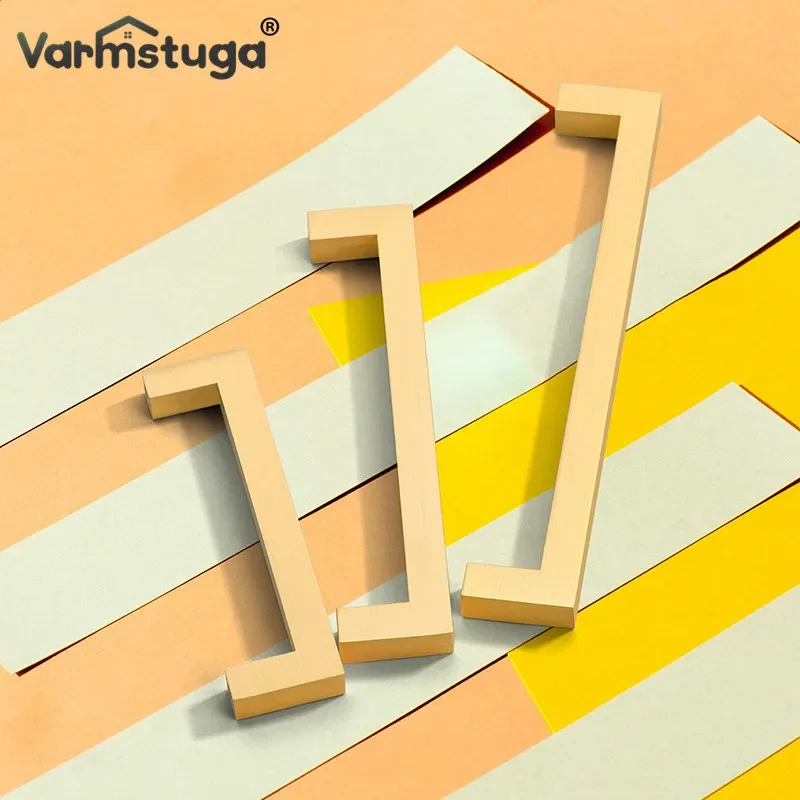 Черная мебельная ручка из алюминиевого сплава матовое серебро ручки для