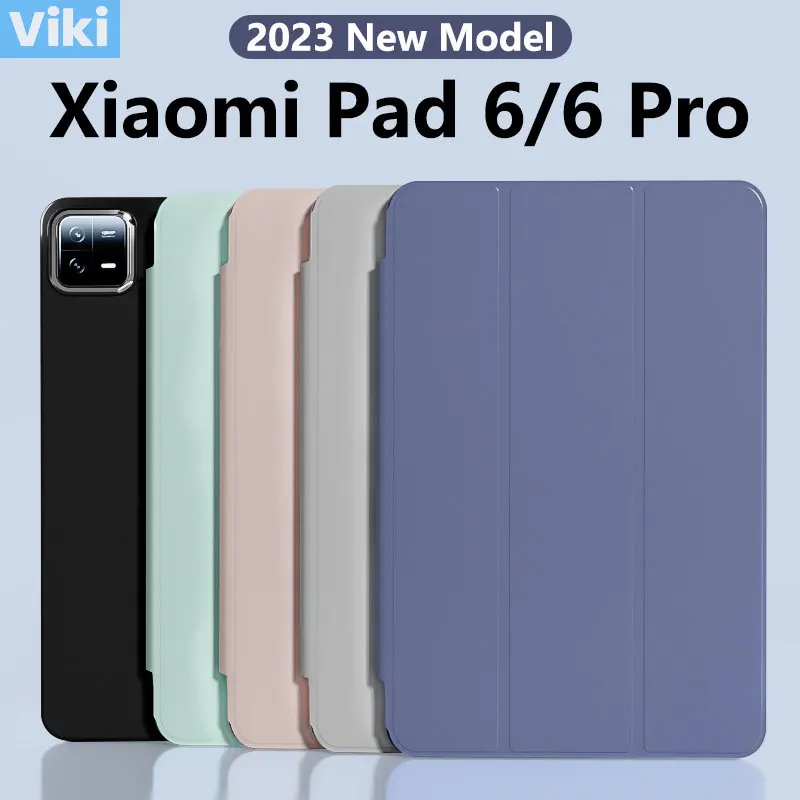

Чехол для Xiaomi Pad 6, чехол для Mi pad 6 Pro 11 дюймов, чехол для Mi Pad 5, силиконовый чехол с функцией автоматического пробуждения и сна, чехол с поддержкой зарядки