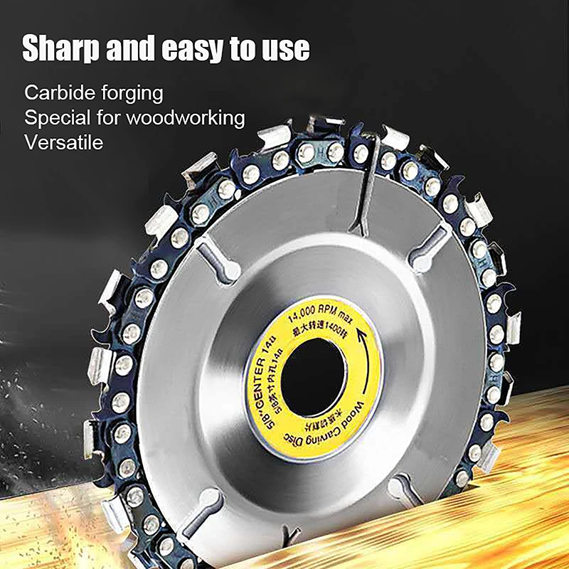 Съемный Универсальный 4-дюймовый 22 зубчатый угловой шлифовальный диск