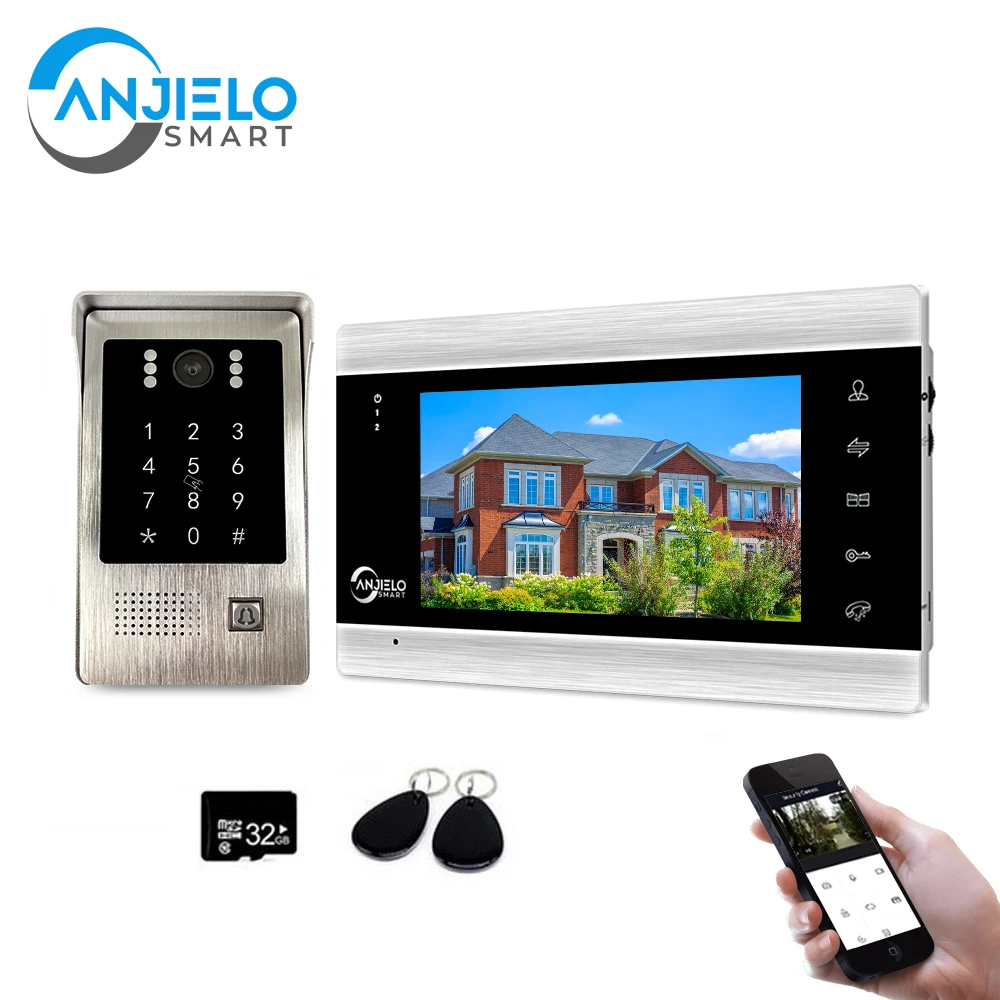 Enlarge Tuya Smart 960P WiFi Video Intercom IR LED Night Vision Keypad/RFID Card Unlock Home Apartment Security Access Control System