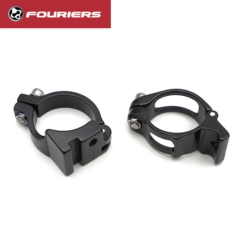 

Fouriers Aluminium Alloy Road Bike Front Derailleur Clamp Adapter 31.8mm 34.9mm For SHIMANO SARM X0/X9/X7 Direct Mount