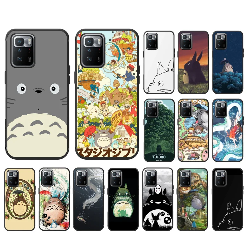 

Phone Case For Xiaomi Redmi Note 12 Pro 11S 11 10 Pro 9Pro Note9 10S Redmi 10 9C Moon Totoro Case