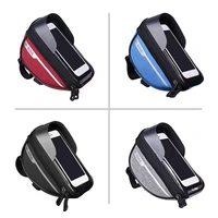 new phone waterproof touch screen bicycle front tube bag handlebar
