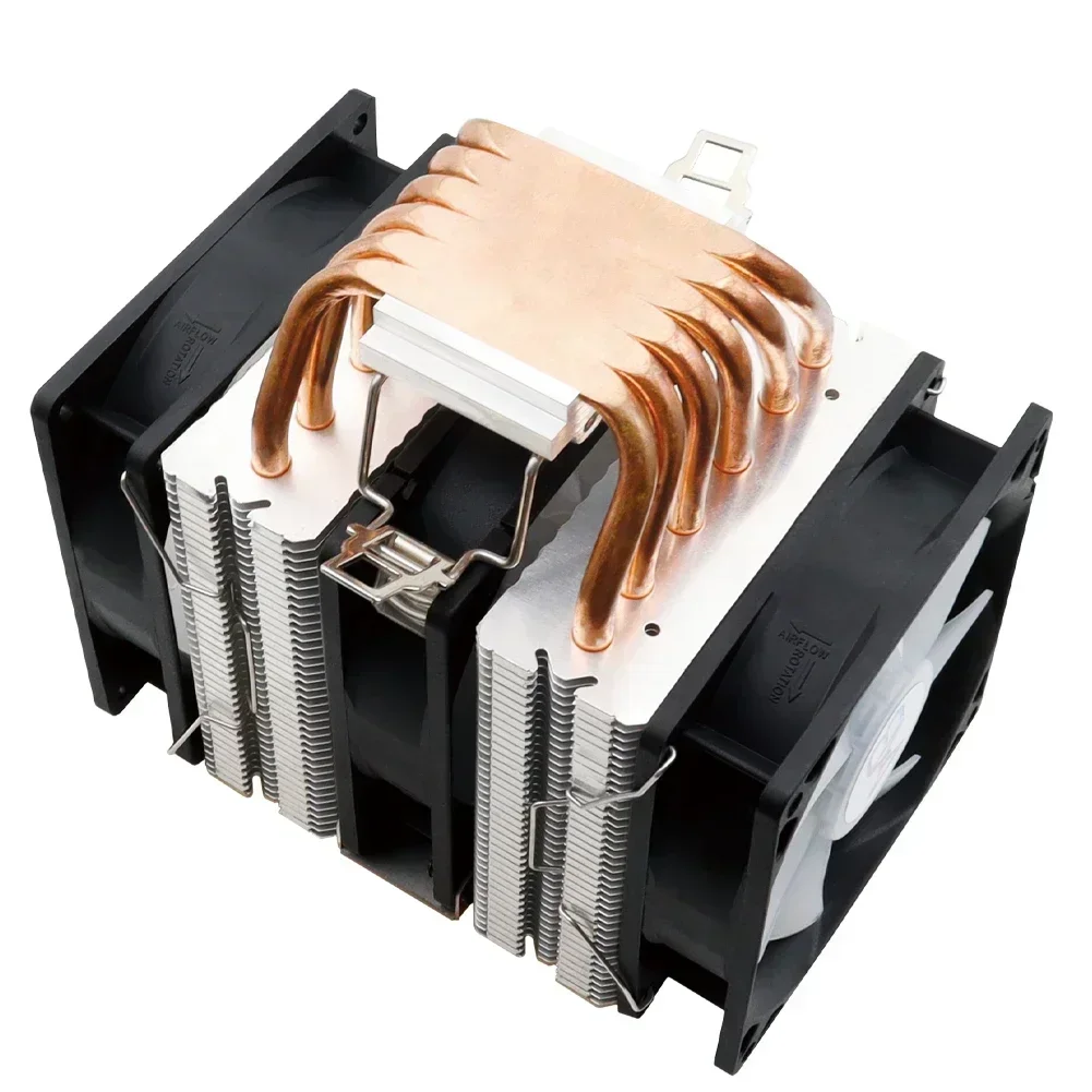 Кулер процессора WOVIBO 6 тепловых трубок радиатор 90 мм ШИМ 4 контакта для Intel LGA 1150 1151