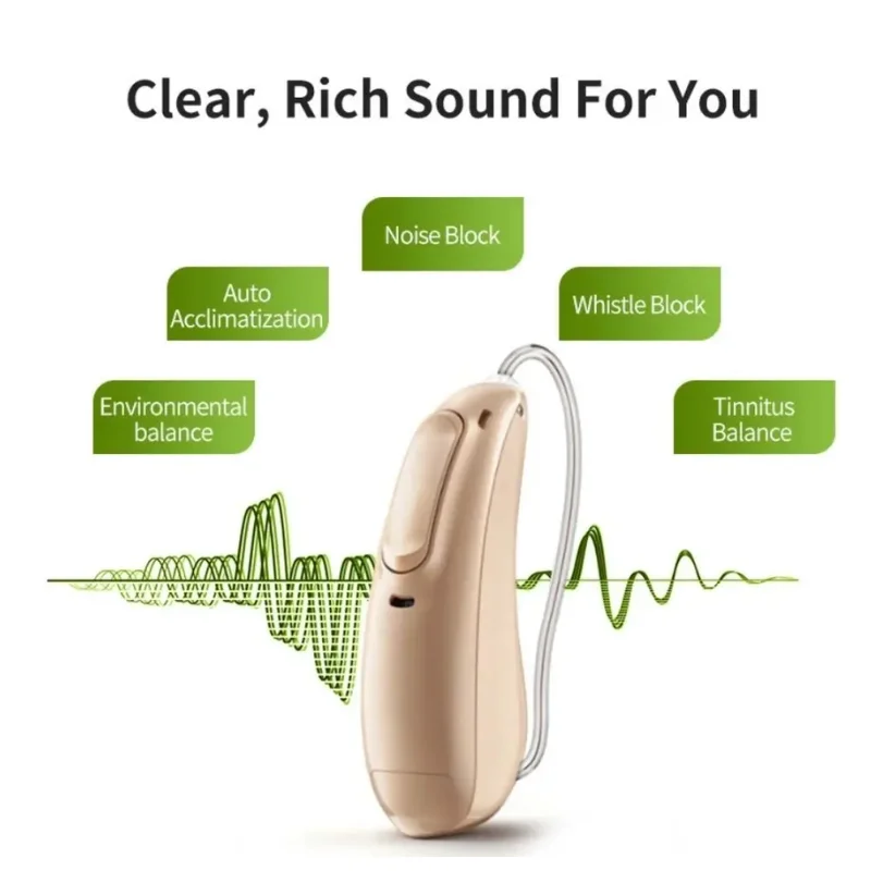 Фото Слуховой аппарат Phonak Audeo M30-13T, цифровой, 8-канальный, RIC, на 13 батареек, с программированием через ПК, Bluetooth и T-образным датчиком №5