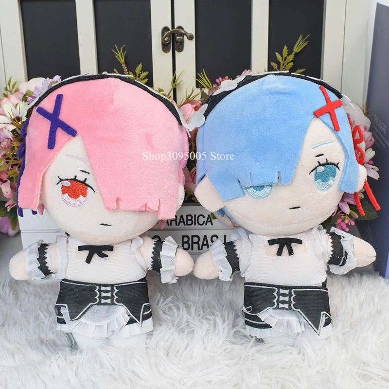 

Re:Life In A Different World From Zero Rem Ram Plush Figure Toys Cute Soft Stuffed Anime Puck Doll Pillow Kids Gift Cosplay 22cm