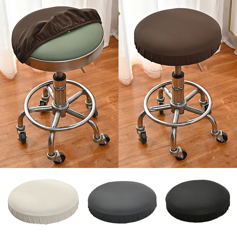 

Dustproof Cotton Stool Rotating Chair Cover For Barliving Room Round Stool Cover Washable Universal Seat Cover Home Hotel