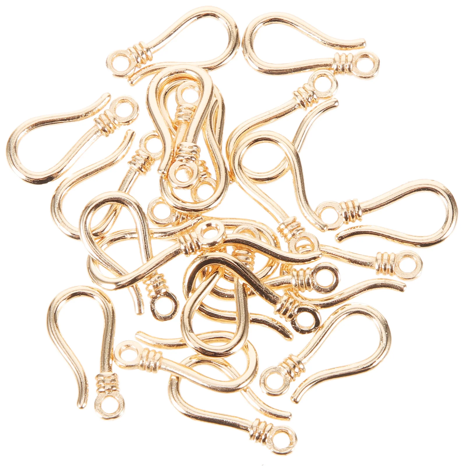 

20 Pcs Bracelet Necklace DIY Clasp Jewelry Lobster Clasps Connector Metal Fastener Hook Decked Accessories Buckle Connectors