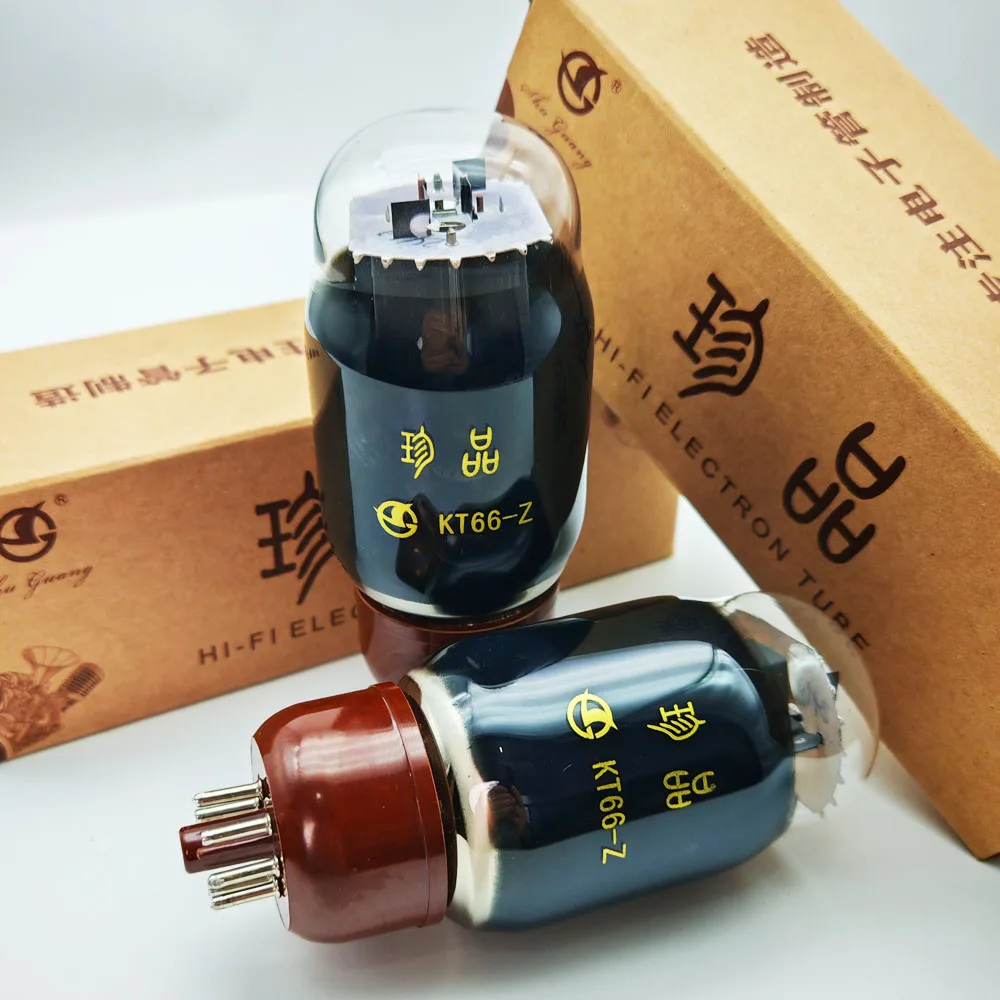 Фото Обновление лампы вакуумной лампы Shuguang KT66-Z 6L6G 6P3P CV321 5881 KT88 EL34 HIFI аудиоклапан электрон ламповый усилитель №1