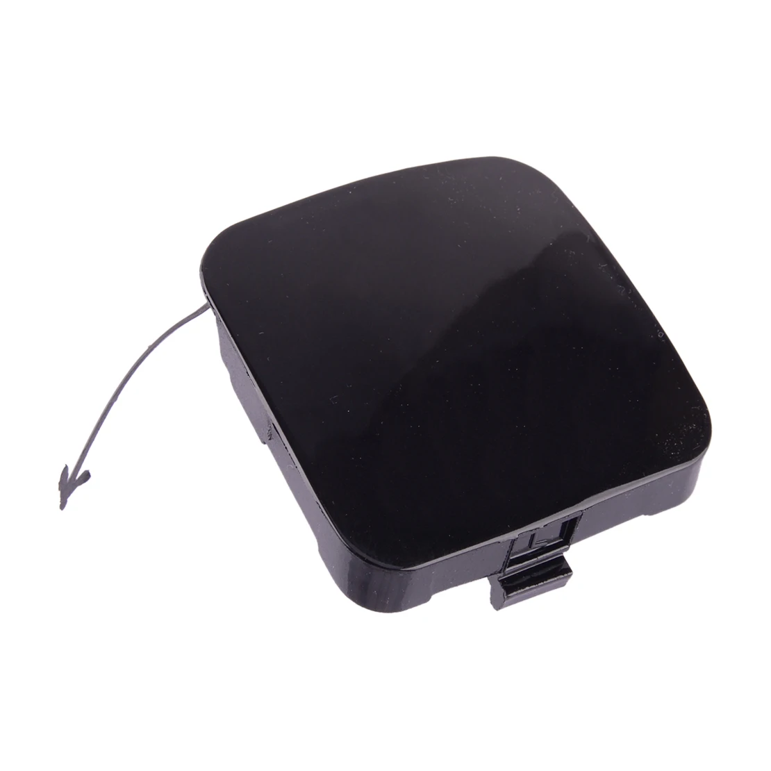 

Автомобильный передний левый бампер, буксировочный крючок, отверстие для глаза, крышка 53286-0R020, подходит для Toyota RAV4 2009 2010 2011 2012, Черный ABS