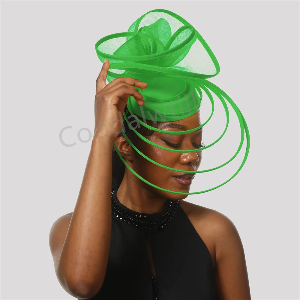 Женская Вуалетка с сеточкой свадебная шляпа элегантная дамская в стиле Кентукки