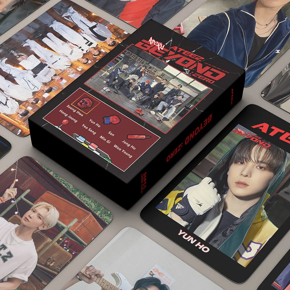 Kpop ATEEZ BEYOND : ZERO ROCKY Lomo Cards новая Фотокарта фото печать открыток Набор